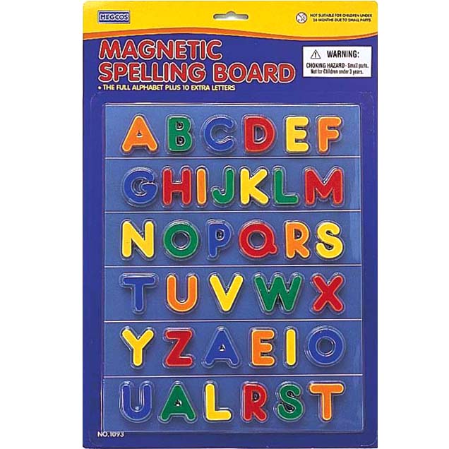 dollar store magnetic letters