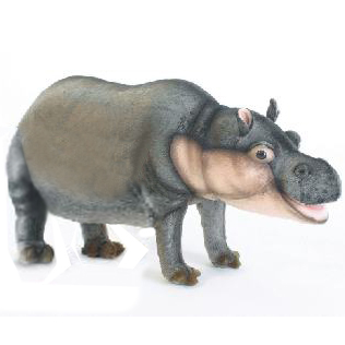 Hippopotamus Toy Reproduction By Hansa, 24'' Long -Affordable Gift for ...